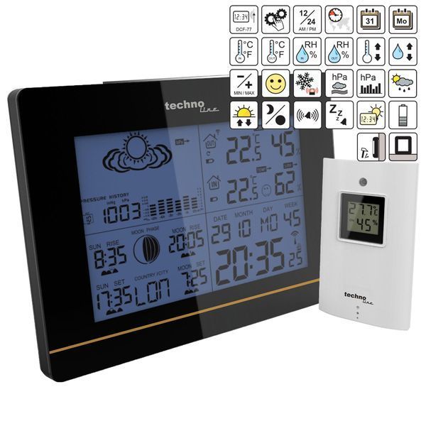 Метеостанція Technoline WS6750 Black (WS6750) купити в Україні