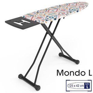 Дошка для прасування Casa Si Mondo L 125x42 Grey/Kaleidoscope (CS93570L342) купити в Україні