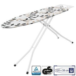 Дошка для прасування Casa Si Superstandard Basic 120x38 White/Black Leaves (CS95150E166) купити в Україні