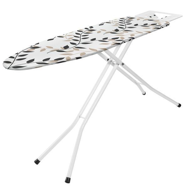 Дошка для прасування Casa Si Superstandard Basic 120x38 White/Black Leaves (CS95150E166) купити в Україні