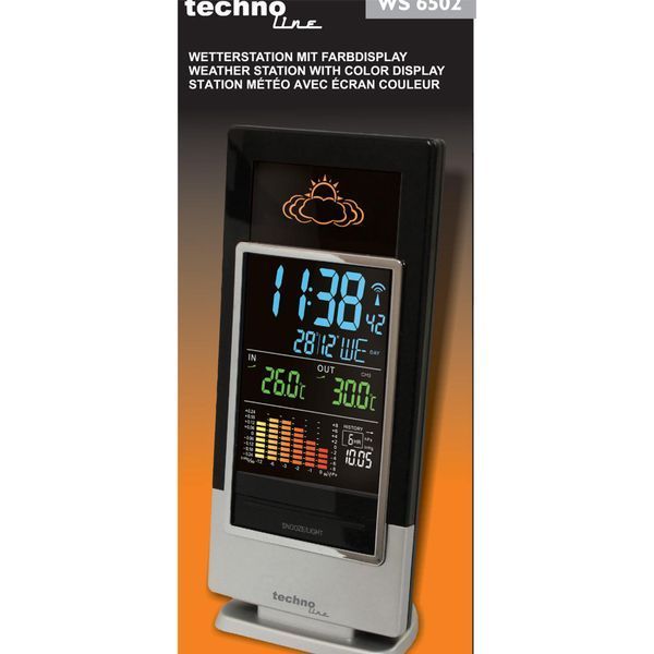Метеостанція Technoline WS6502 Black/Silver (WS6502) купити в Україні