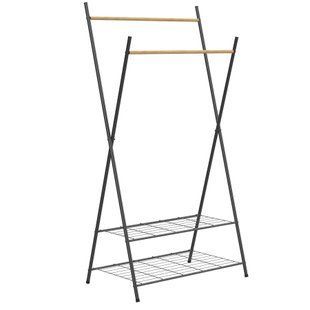 Стійка для одягу Casa Si Garment Rack Bamboo Black (CS92309W04) купити в Україні