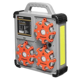 Комплект ліхтарів професійних Mactronic X-Flare (30 Lm) Red/Blue/Amber Recharg 12/220V (PSD0112) купити в Україні